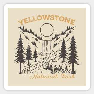 Yellowstone National Park Sticker